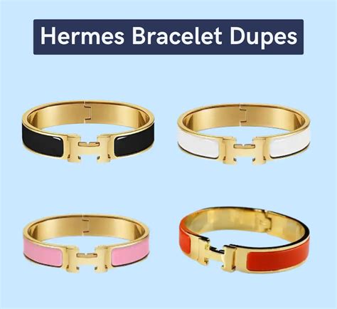 hermes bracelet dupe silver